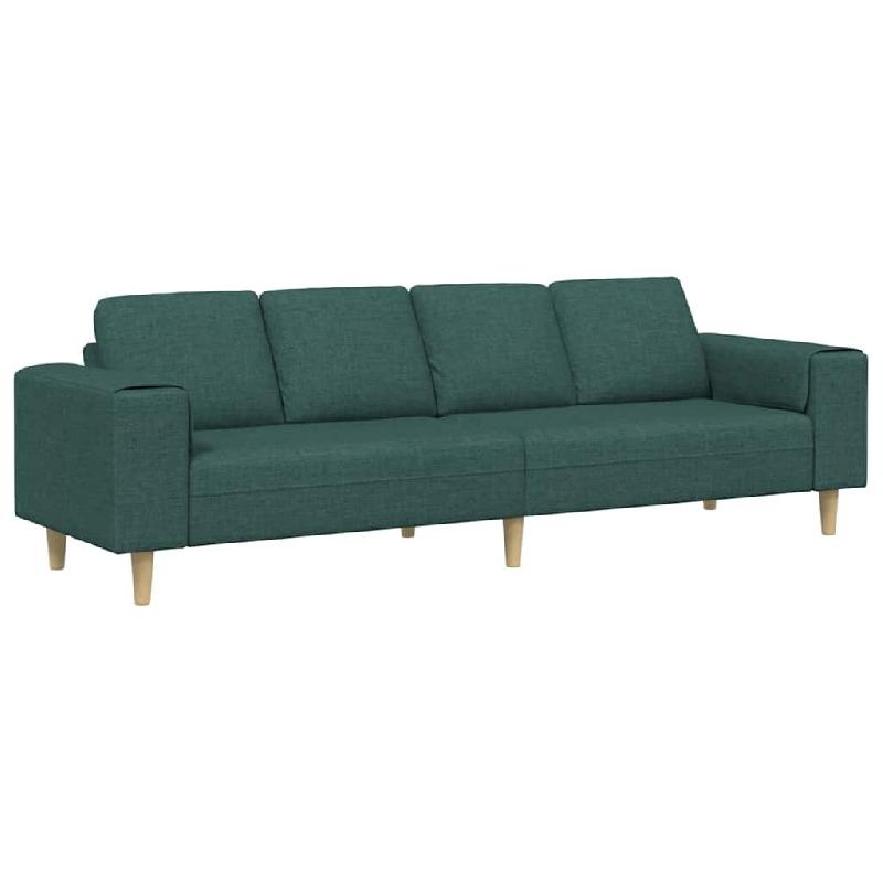 Canapé de salon Vert foncé 250 x 77 x 76 cm Polyester Modèle Vega Master Élite - Matériau naturel 8721158899583_0