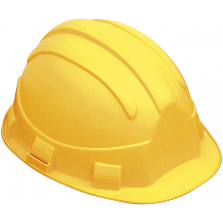 Casque de chantier jaune OPAL - garniture frontale - EARLINE | 65163_0