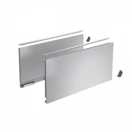 CÔTÉS POUR TIROIR CASSEROLIER AVANTECH YOU ARGENT - H251 X L 500 MM HETTICH