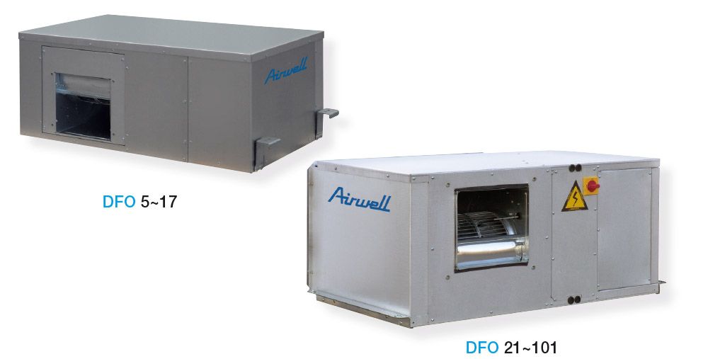 DFO - Climatiseur professionnel Airwell - sortie alarme intégrée - RS485 et thermostat en option_0