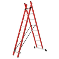 ÉCHELLE TRANSFORMABLE 2 PLANS ISOLANTE