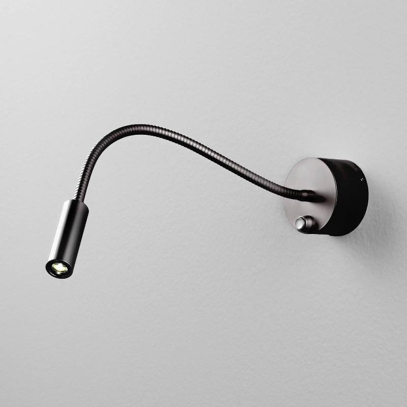 EGGER LICHT EGGER DLS APPLIQUE MURALE LED ZOOOM T FLEX, 2.700K, NOIR