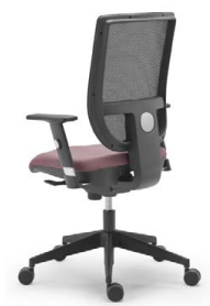 Fauteuil à dos résille, assise tapissée, mécanisme synchro - TertioR RR56/14 - PROMO -30%_0