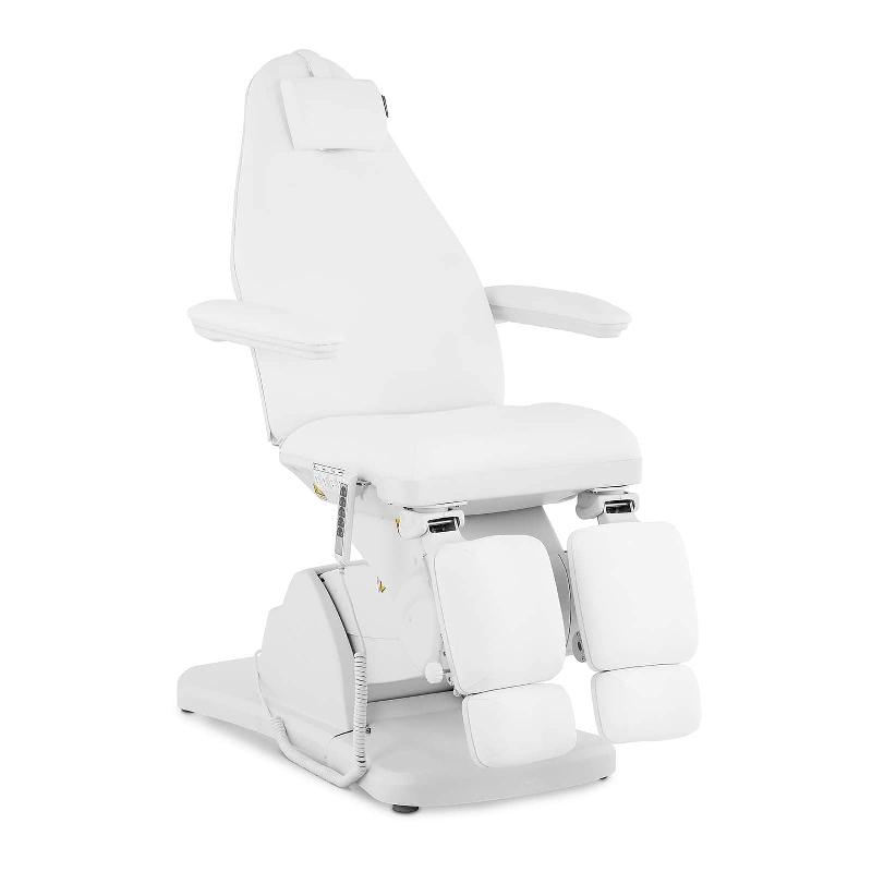 FAUTEUIL PÉDICURE RÉGLABLE 200 KG COLORIS BLANC 14_0007798_0