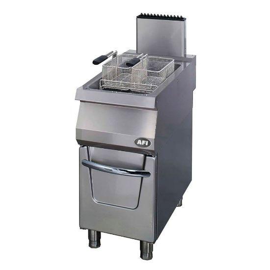 Friteuse sur coffre gaz - gamme 900 - 22 l (FR9G40) l400mm AFI collin-lucy_0