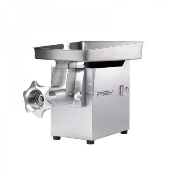 Hachoir à viande professionnel PSV DRC 32 ou DRC 98 - simple ou double coupe - 600 kg/h - inox AISI 304_0