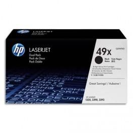 HP LOT DE 2 CARTOUCHES NOIRES LASER [Q5949XD]
