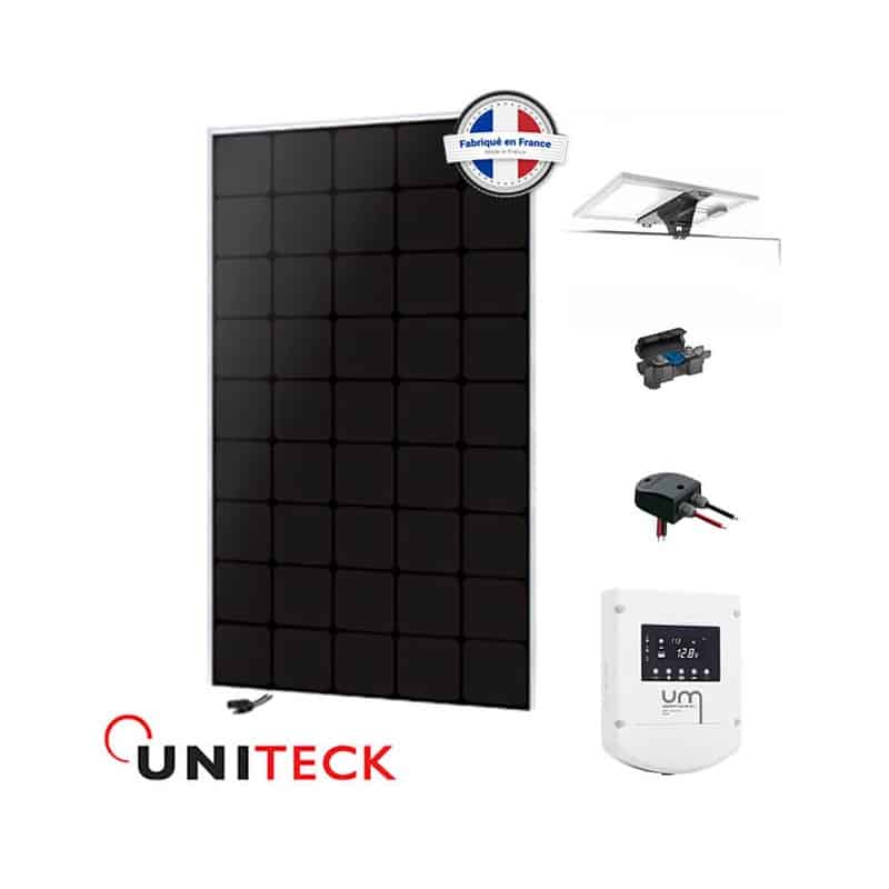Kit solaire nautisme inclinable 150W 12V - Back-contact - Uniteck avec régulateur MPPT_0