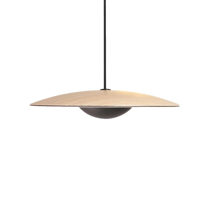 MARSET GINGER LED SUSPENSION TRIAC Ø20CM CHÊNE/CHÊNE