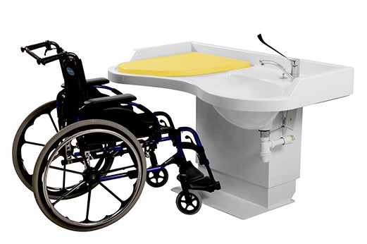 Meuble de change Mobilmat - hauteur ajustable de 80 à 105 cm - utilisation assise ou debout_0