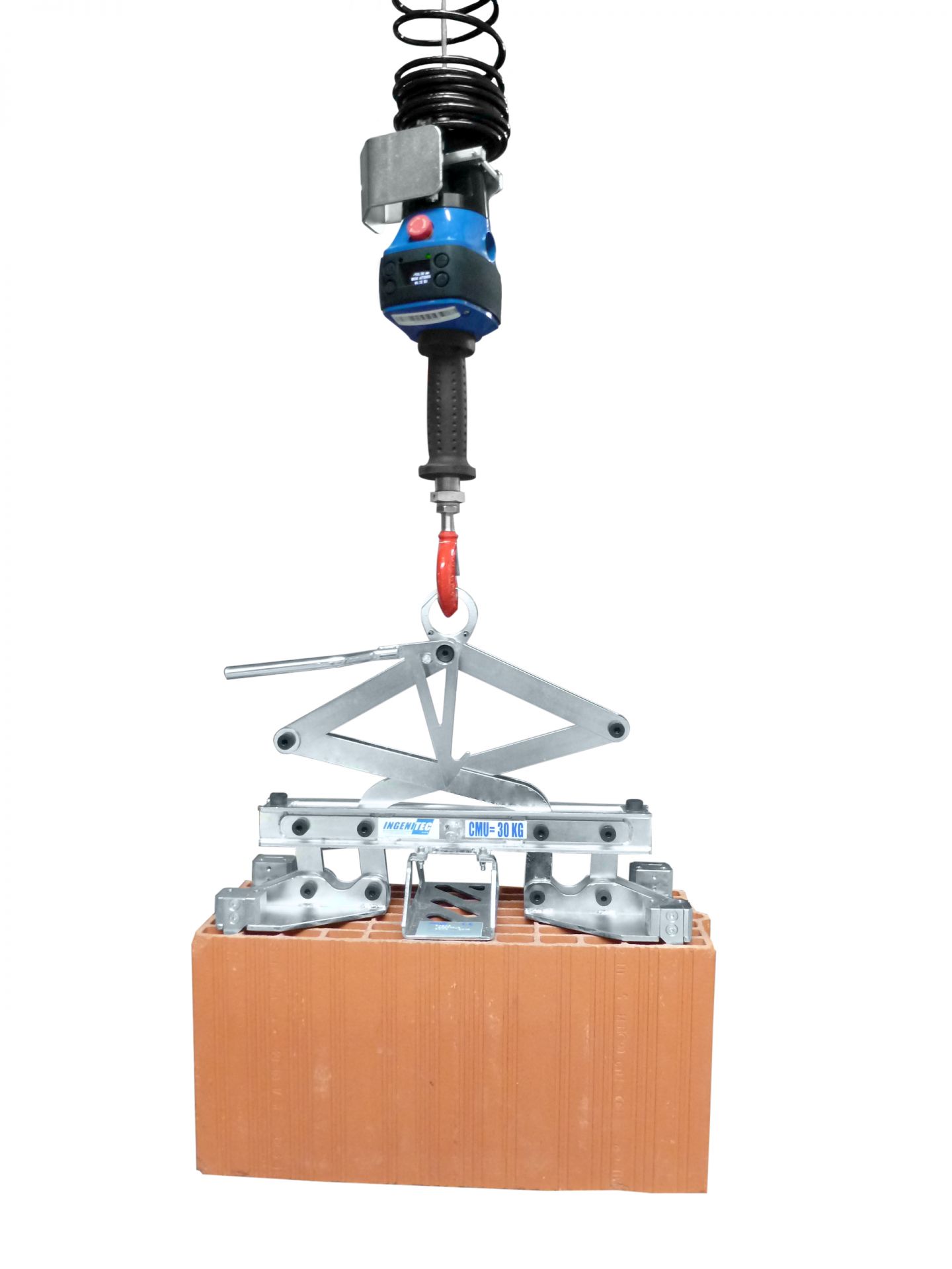 Pince pantographe spécifique en inox avec équilibreur In-Lift® - Système de prise mécanique_0