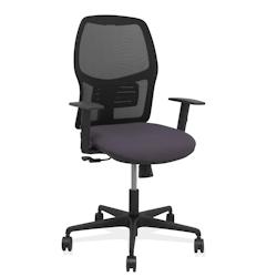 Piqueras y Crespo Silla Alfera sincro malla negra bali gris oscuro brazo regulable - gris multi-matériau 394SM840B600B10B68R65_0