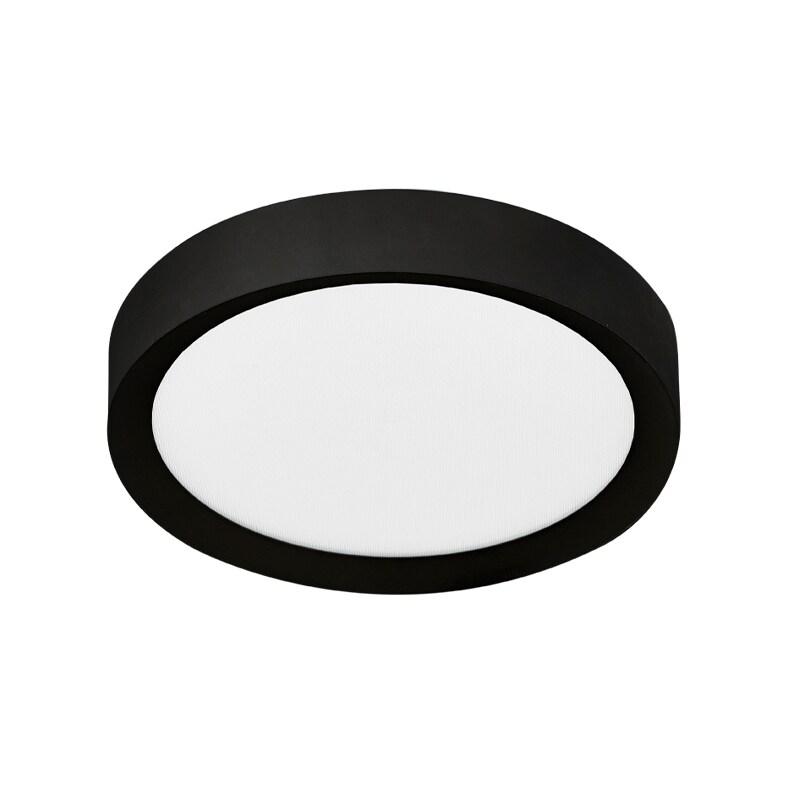 Plate – Plafonnier Led 30W Ip54 Cri90, Interrupteur Cct 2700-3000-4000K, Structure En Aluminium Noir - Rossini Illuminazione - noir 8015421690954_0