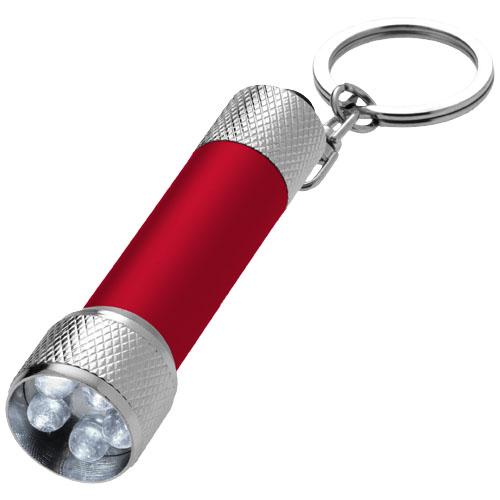 Porte-clés avec lampe LED Draco 11800703 - aluminium avec 5 LED et piles incluses_0