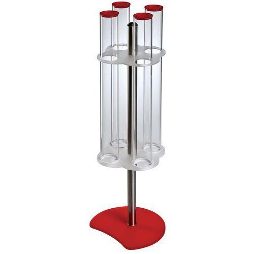 PORTE-CORNETS À GLACE ROTATIF 4 TUBES_670904 - MATFER