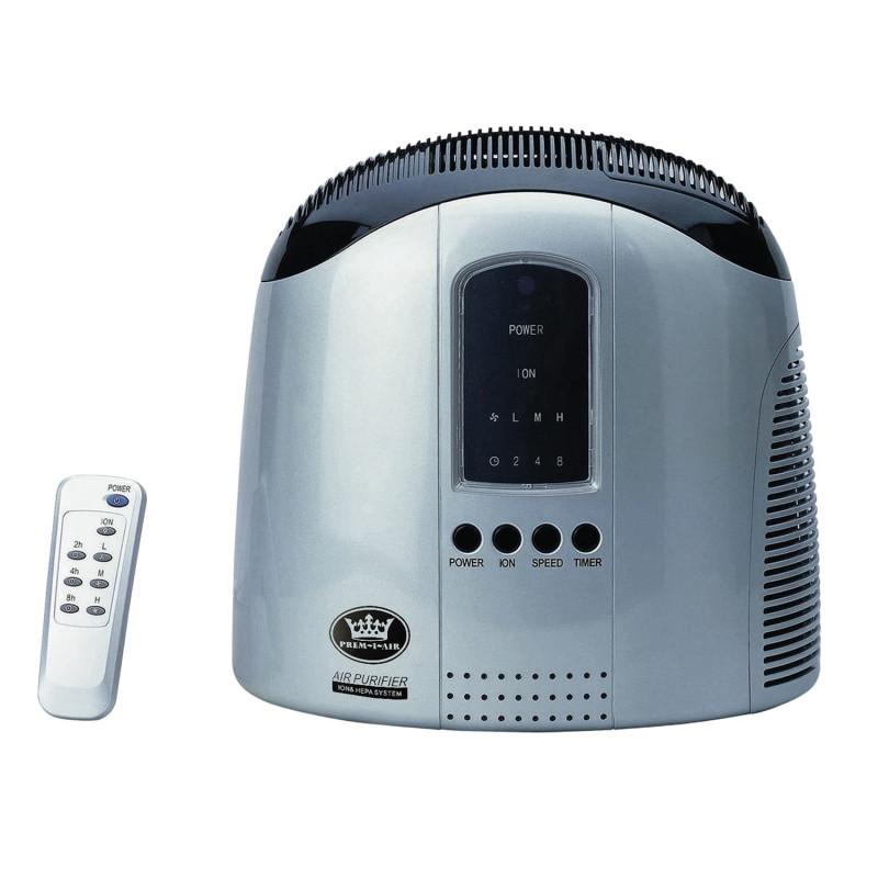 Purificateur d'air à ioniseur et filtre à charbon - Élimination 99,7% des bactéries - Fonctionnement silencieux_0
