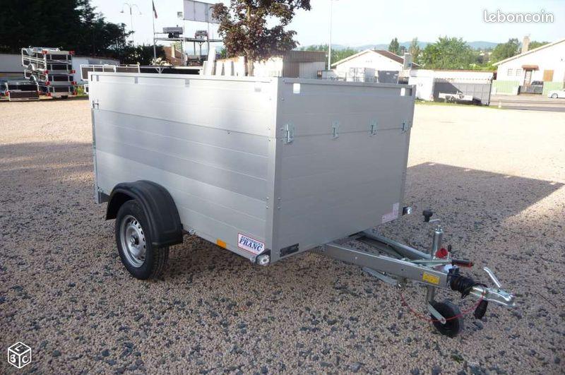 Remorque capot alu - 211 cm - 750 kg_0