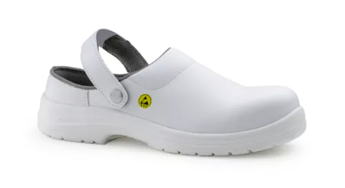Sabot de sécurité Basse Microfibre Blanc SB ESD - Référence : 9OKEC_0