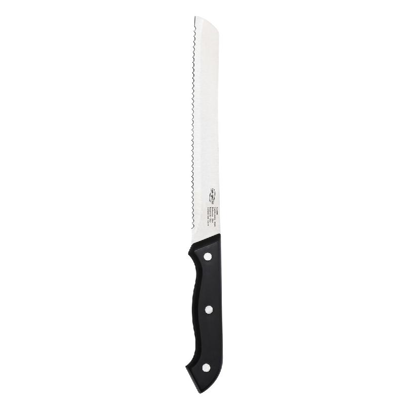 San Ignacio - Couteau à pain 20 cm en acier inoxydable Toledo - noir Bambou Q4249_0