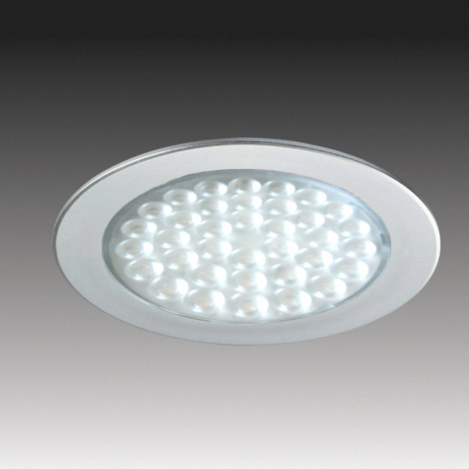 HERA LUMINAIRE ENCASTRABLE LED R 68 EN FINITION ACIER INOXYDABLE