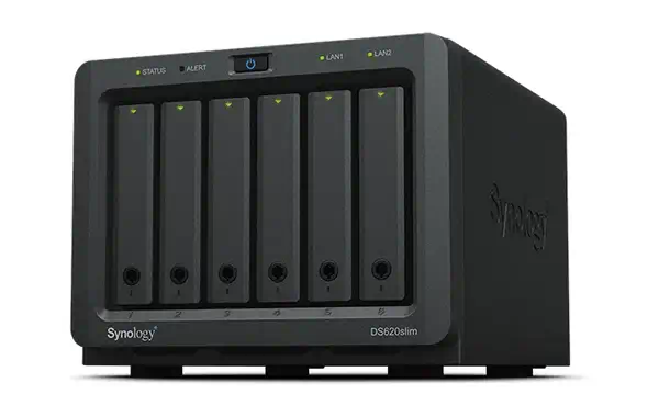 Synology DiskStation DS620SLIM serveur de stockage NAS Bureau Intel® Celeron® J3355 2 Go DDR3L 0 To_0
