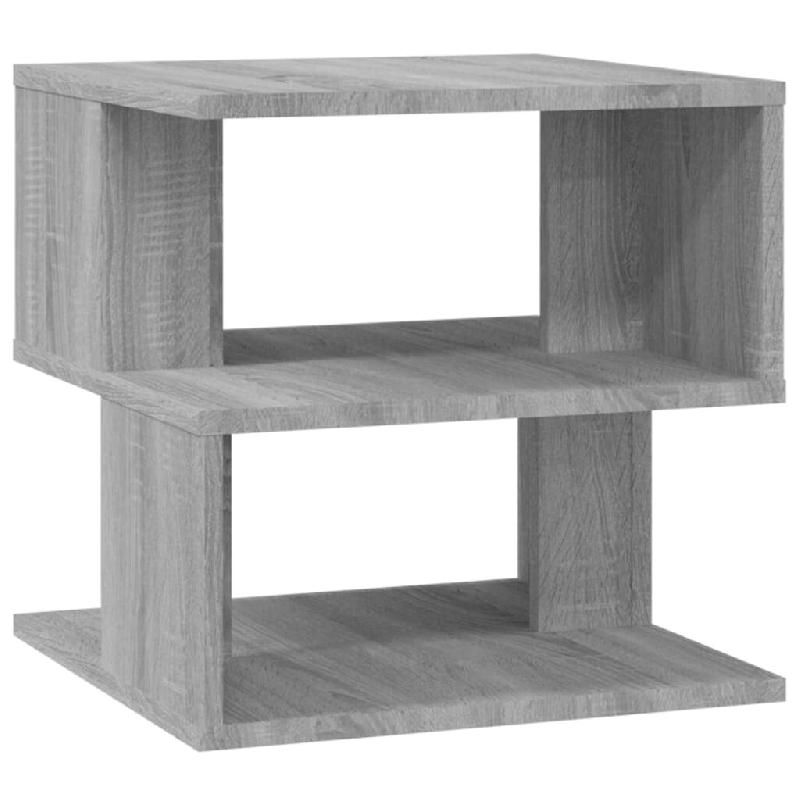 Table d'appoint Sonoma gris 40x40x40 cm Bois d'ingénierie Modèle Ombre Sirocco Prime - 815811_0