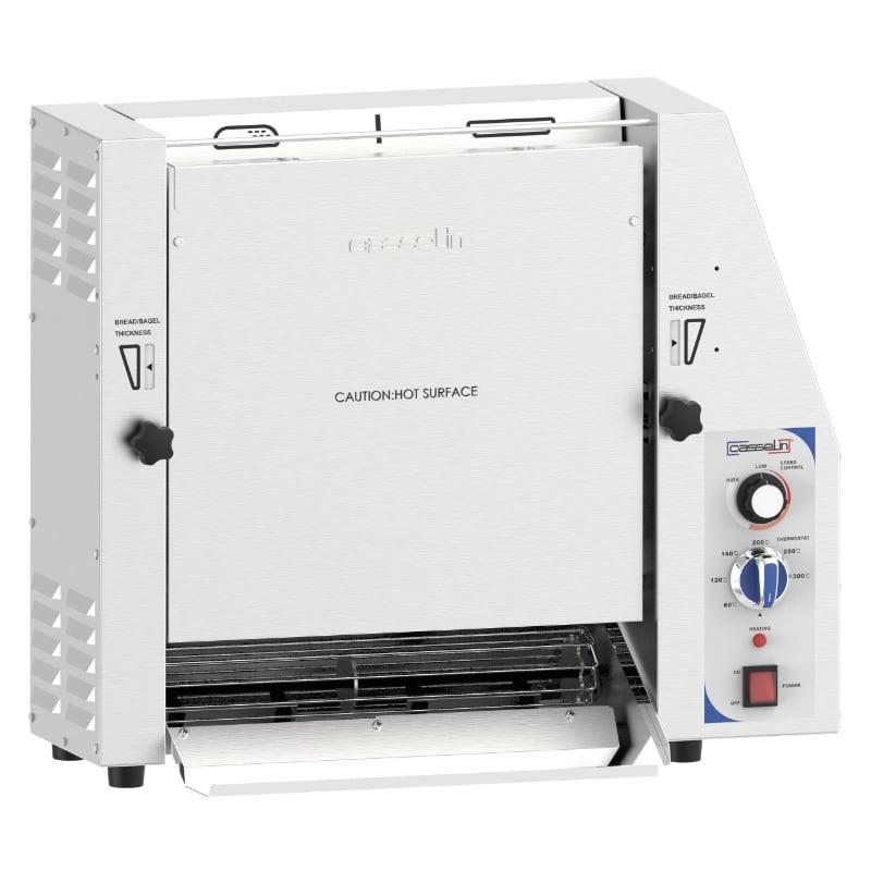 Toasteur vertical grande vitesse CASSELIN - 3600 toasts/heure - Thermostat réglable 60°C à 300°C_0