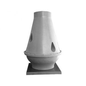 TOURELLE TOITURE CENTRIFUGE À JET VERTICAL EN POLYPROPYLÈNE Ø35M2