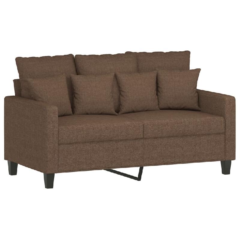 VidaXL Canapé à 2 places Marron 120 cm Tissu Modèle Aero Essence - 359262_0