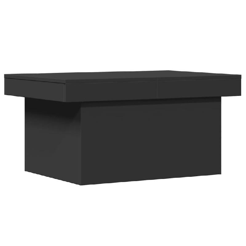 VidaXL Table basse noir 100x55x40 cm bois d'ingénierie Modèle Floriane - 840871_0