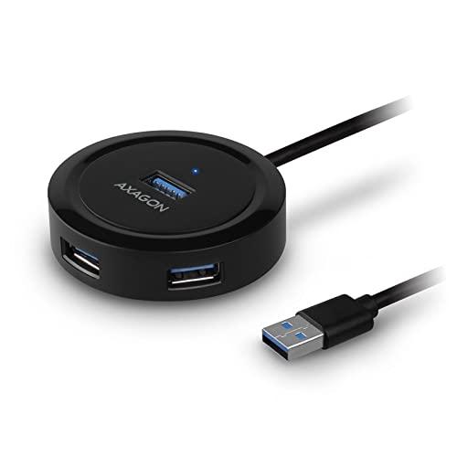 AXAGON HUE-P1A USB-A-HUB - 4 ports USB 3.0 - 1 port micro-USB pour alimentation_0