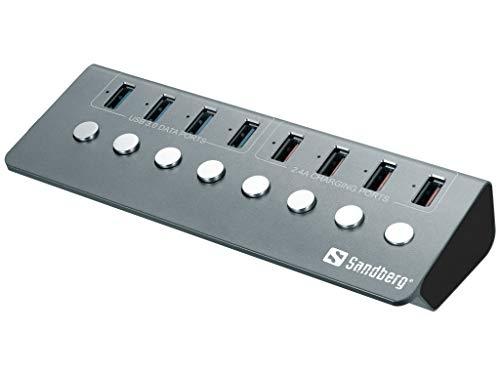 SANDBERG USB 3.0 HUB - 4 ports Data + 4 ports Charge - Référence 133-94_0