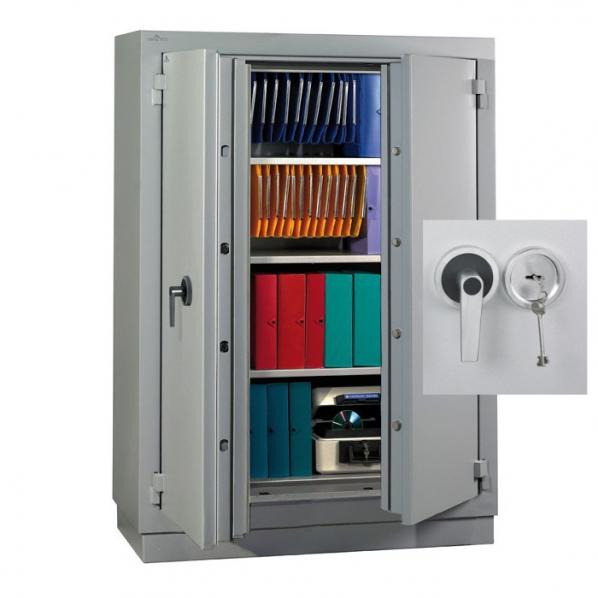 Armoire ignifuge Paper Duo 747 litres - Valeur assurable 25 000 euros - Fermeture à clé ou à code - Protection 2 heures_0