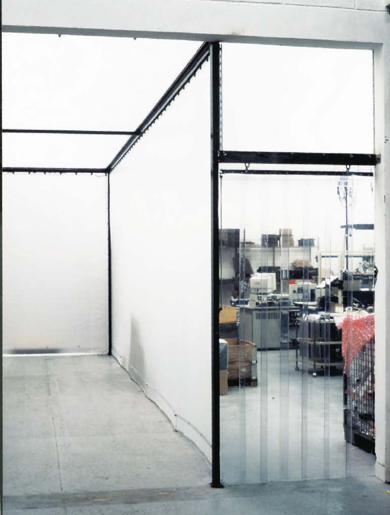 Cloison souple Sinthylène - Léger, modulable, facile à installer et démonter - Simple ou double peau, personnalisable_0