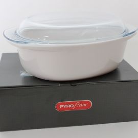 Cocotte ovale pyroflam 3,5l avec couvercle_0