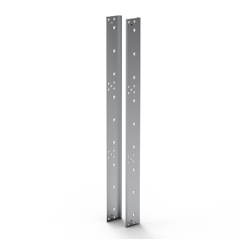 Cornière arrière SCHROFF EuropacPRO pour joint CEM en acier inoxydable pour panneau latéral, 9 U_0