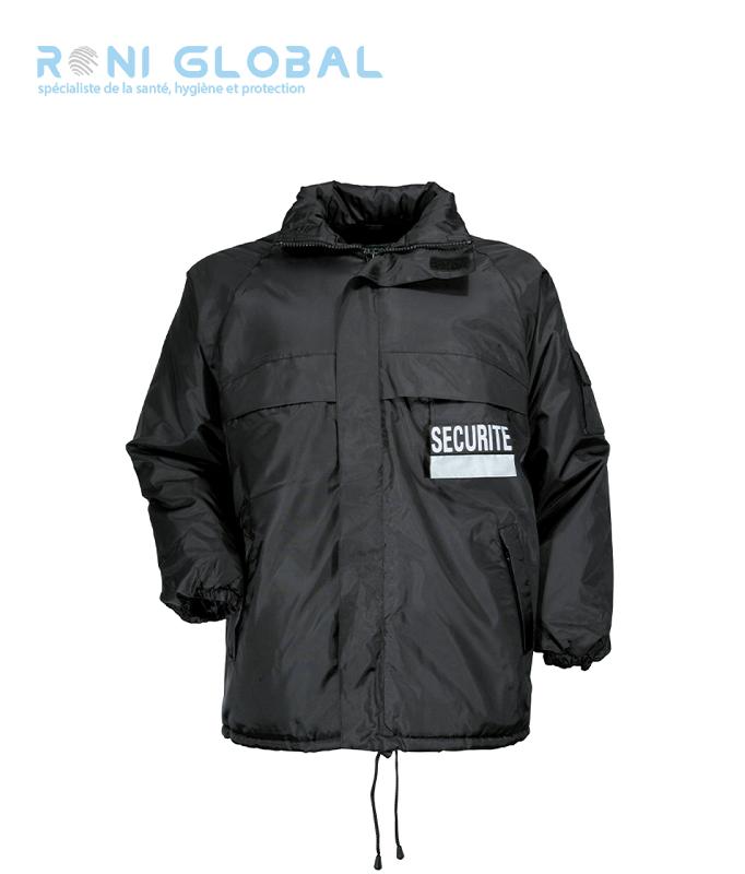 Polaire sécurité coupe-vent fourrée - City Guard - 100% polyester, multiples poches et accessoires amovibles_0
