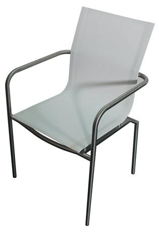 FAUTEUIL DE TERRASSE MILANO BLANC