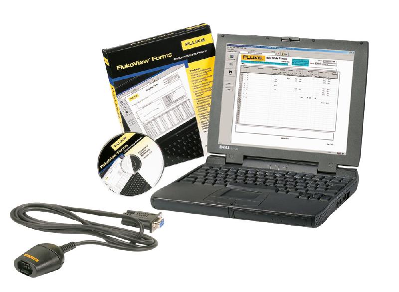 FVF-SC2 - Logiciel FlukeView avec câble pour séries Fluke 180 et Fluke 166x - Transfert de données en temps réel_0
