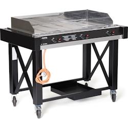 Hendi Barbecue à gaz Atlanta avec grande surface de cuisson et 3 brûleurs séparés - inox 700105_0