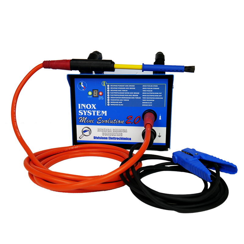 Inox System Mini Evolution 2.0 - Décapage électrolytique inox/alu - ISME20 - Ricerca Chimica avec produits non dangereux_0