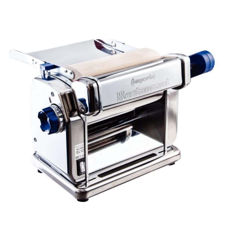 Machine à pâte électrique professionnelle en acier - 10 réglages d'épaisseur jusqu'à 10mm - Imperia_0