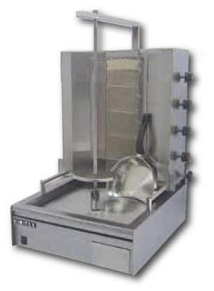 Machine à kebab gaz - modèles 904B, 905B, 906B - inox 18/10, brûleurs horizontaux, bac récupération graisse_0