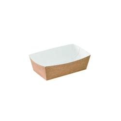 Packnwood FHC - 800Pcs - Barquette en carton kraft  - 120x60x37mm, 350ml - transparent en carton 210BCK350_0