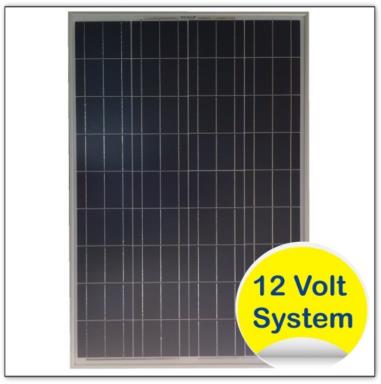 Panneau solaire photovoltaïque polycristallin 90W (12V) - rendement élevé et cadre en aluminium anodisé_0