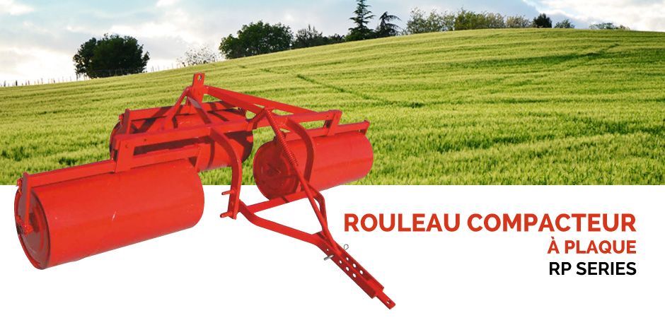Rouleau agricole RP Series - diamètre 400-480 mm - compacteur à plaque avec attelage double et barre pliable_0