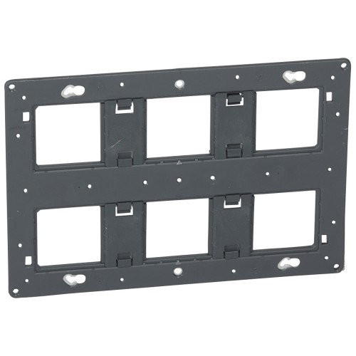 SUPPORT À VIS BATIBOX - 2X3 POSTES - 2X6 OU 2X8 MODULES LEGRAND