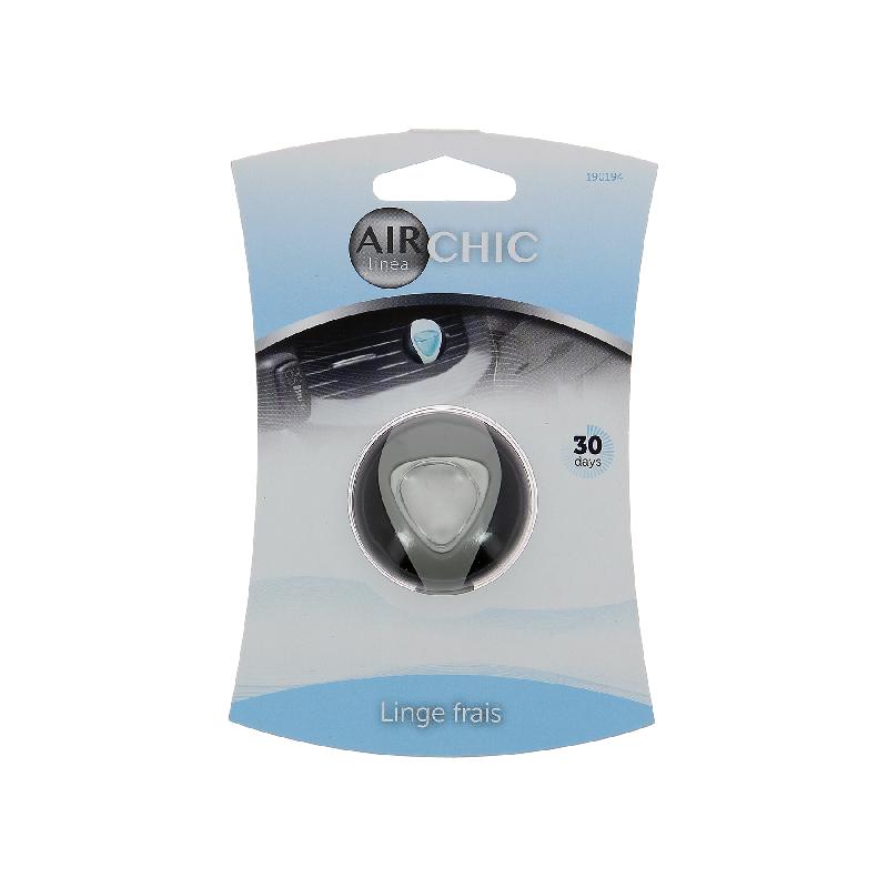 Désodorisant voiture CARLINÉA AIR CHIC - Parfum linge frais - 2,5 ml - Diffusion 30 jours_0