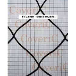 Bâche, filet et capot pour remorque - Coveric - maille 25mm - filet sans nœuds en polypropylène haute ténacité_0