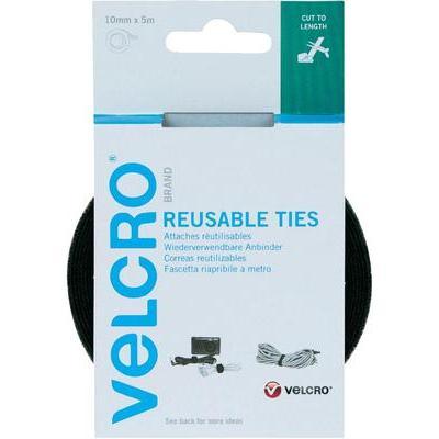 COLLIER DE SERRAGE AUTO-AGRIPPANT VELCRO VEL-EC60253 POUR GROUPER PARTIE VELOURS ET PARTIE CROCHETS (L X L) 5000 MM X 10